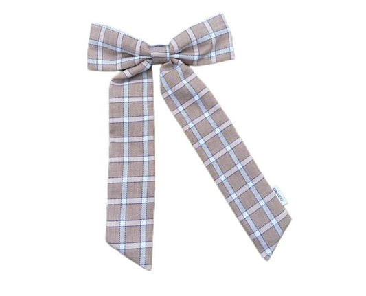 Caleido Bow - Brown Check