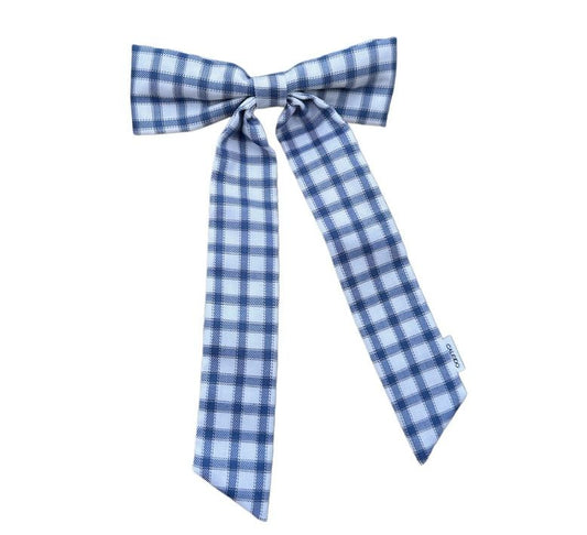 Caleido Bow - Blue Gingham