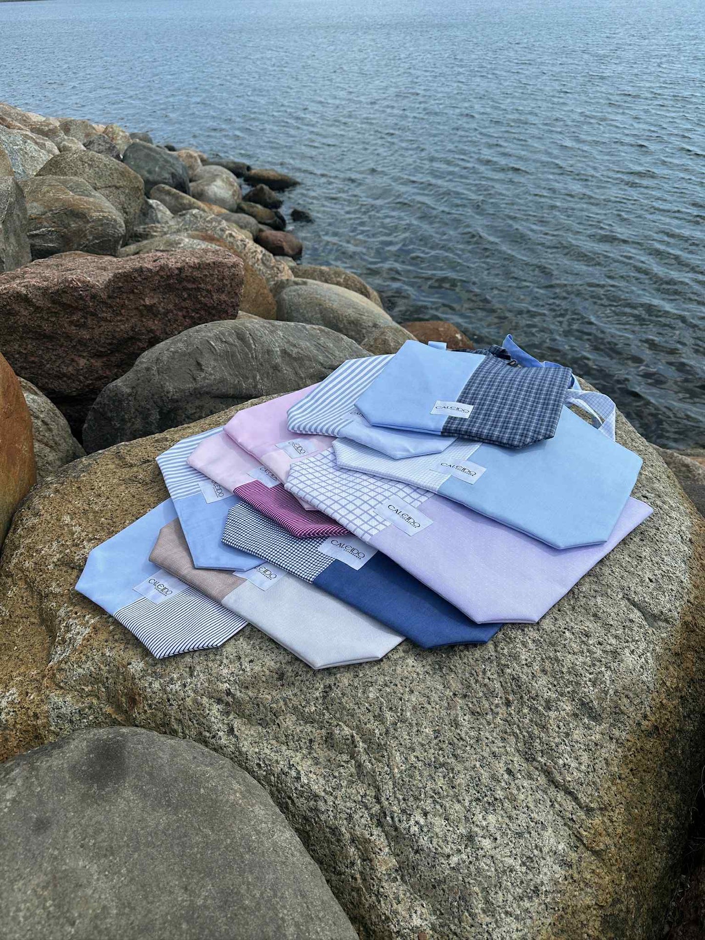 Caleido Tote - Blue Contrast Check