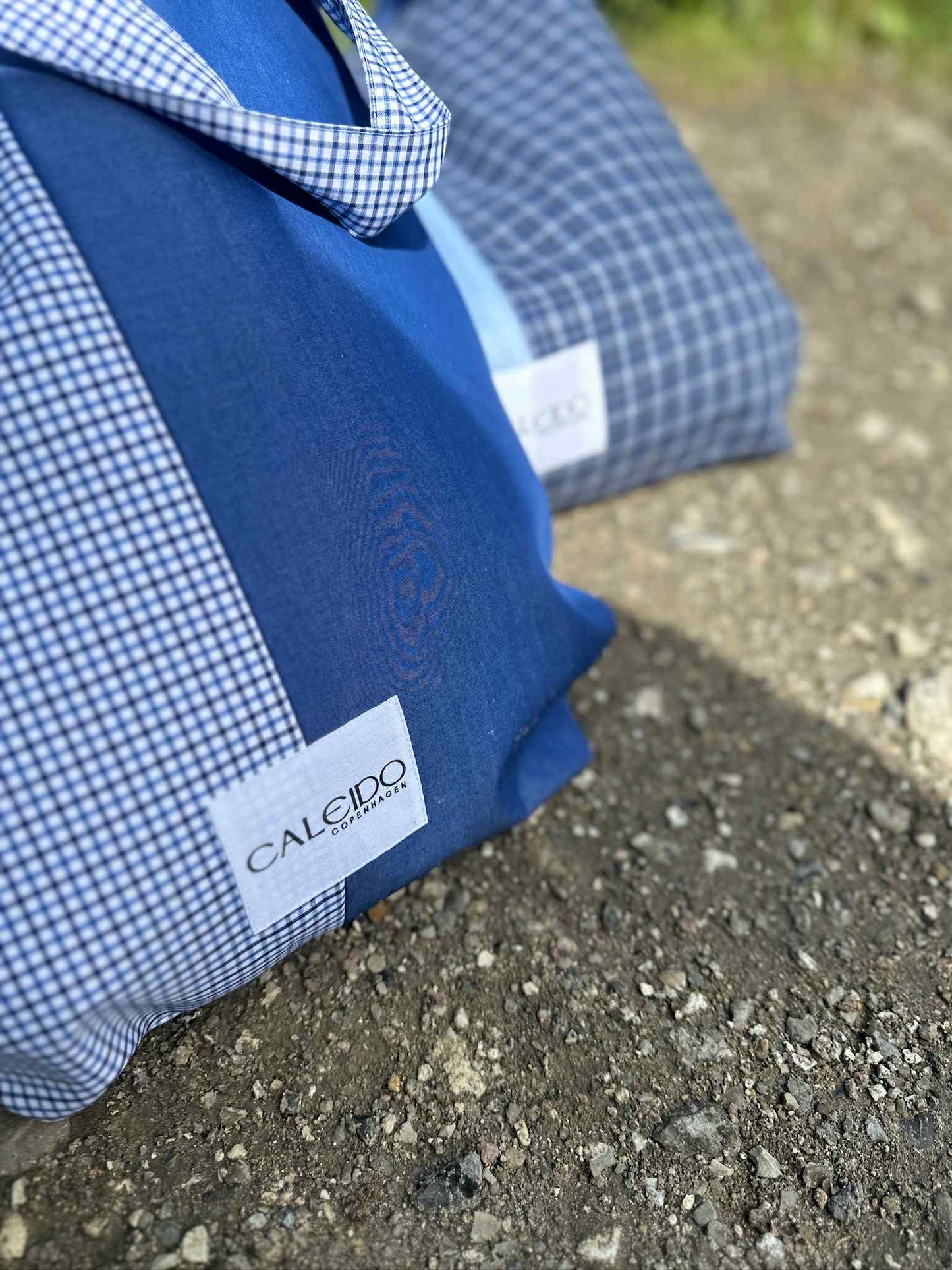 Caleido Tote - Indigo Check