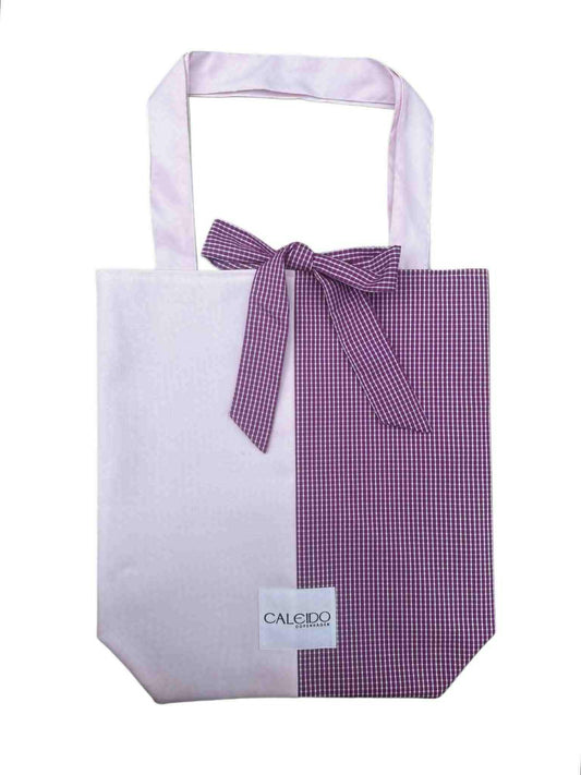 Caleido Tote - Pink Check