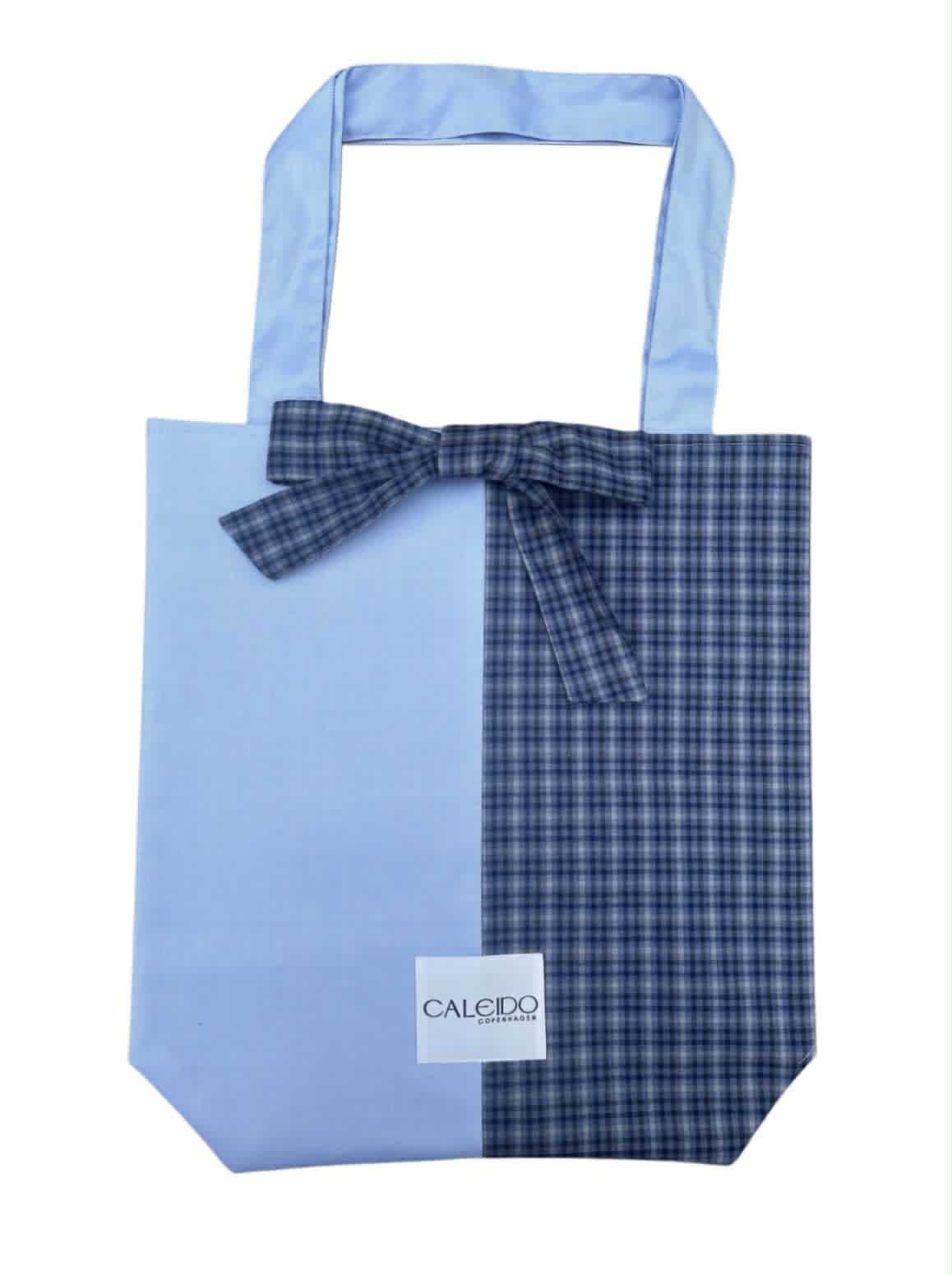 Caleido Tote - Blue Contrast Check