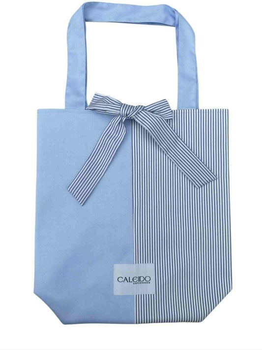 Caleido Tote - Soft Blue Stripe