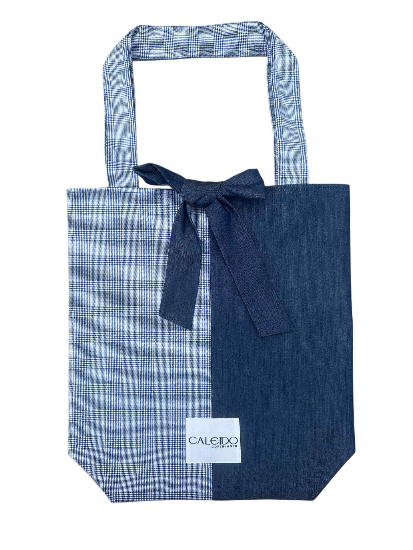 Caleido Tote - Denim Check