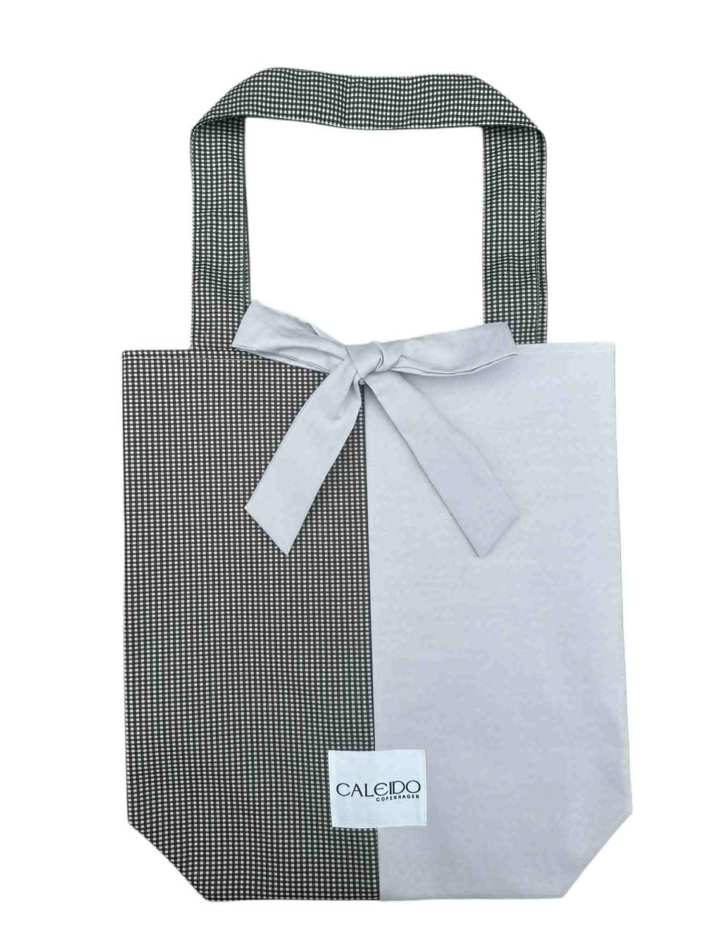 Caleido Tote - Stone Beige Check