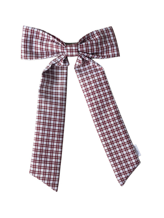 Caleido Bow - Red Check