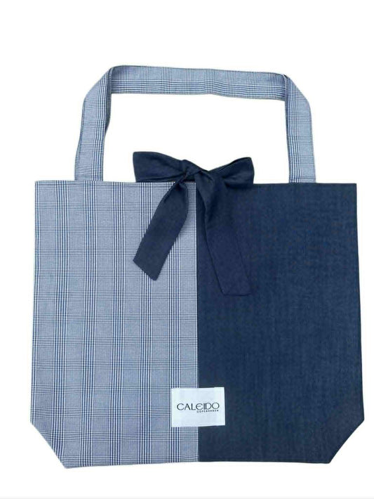 Caleido Tote Weekend - Denim Check